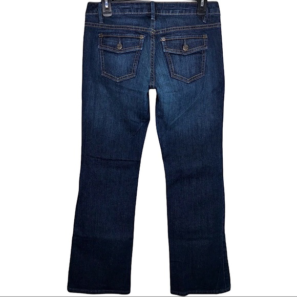 BANANA REPUBLIC🍌Dark Denim Bootcut Jeans ~Size 2S - Picture 2 of 7